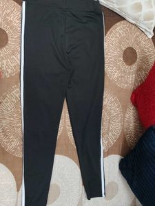 Comfortable Black Track Pants with Stripes