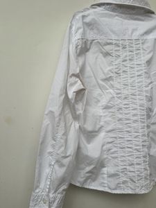 White frill Shirt.