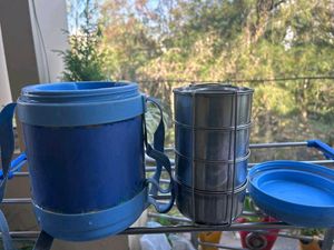 Blue Colour Tiffin Set