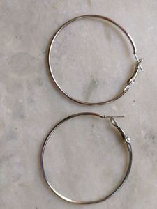 Silver Hoop Earrings