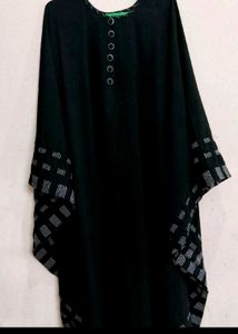 🥳🎉 free nose piece and stall  Black Kaftan