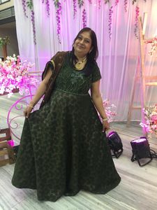 Elegant Green Ethnic Gown