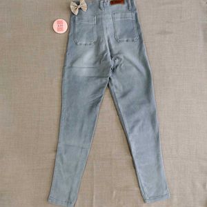 New Super High Rise Button Jeans
