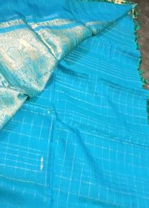 Blue Saree with Blouse
