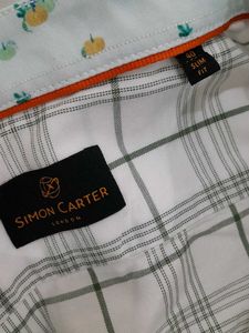 Off White Checks Shirt Men's