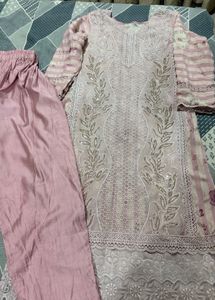 Elegant Chikankari Kurta Set