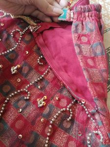 Embroidered Red Lehenga Choli