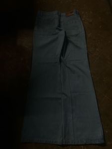 Mens flared denim jeans