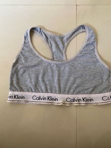 Calvin Klein Grey Sports Bra