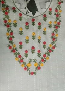 Floral Embroidered Kurta
