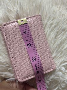 Chic Woven Pink Wallet