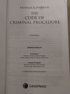 The Code of Criminal Procedure, 23rd Ed.