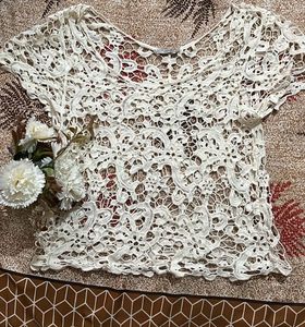 Beautiful Crochet Lace Top