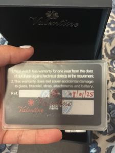 Valentine watch