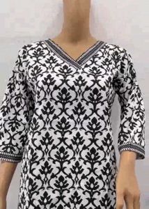 Cotton Printed Short Kurti Top