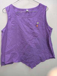 Purple Sleeveless Top