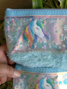 Unicorn 'Believe in Magic' Pencil Cases (2)