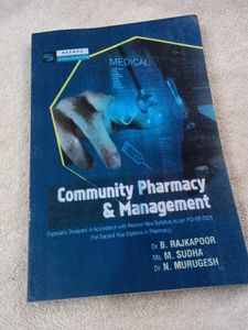 Community Pharmacy & Management Book