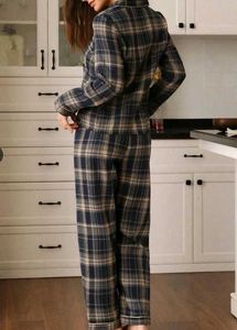 H&amp;M INSPIRED PLAID NIGHT SUIT(Navy)💜