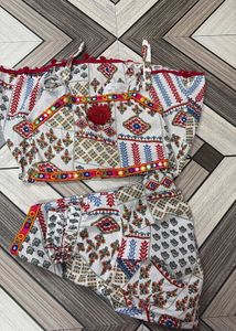 Cute Patchwork Baby dandiya dress