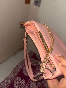 baby pink sling bag