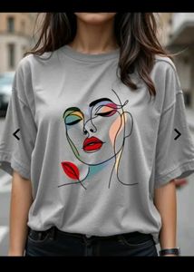 Artistic Face Graphic Tee