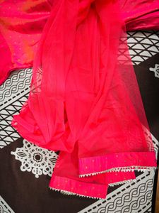 Vibrant Pink Kurta and duppatta from libas