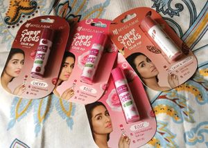 MyGlamm Super Foods Color Pop Lip Balm Set 4