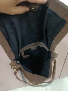 Leopard Print Hobo Bag with Chain Detail