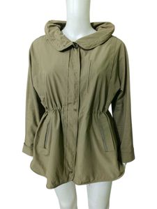 Made In Vietnam Khaki Hooded Anorak Jacket