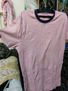 Pink Striped T-Shirt