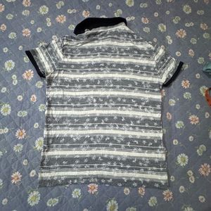 Men's Striped Polo T-Shirt