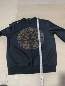 Versace Black Studded Medusa Sweatshirt