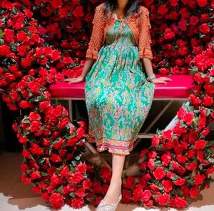 Brand New Ruched Pleated Dress