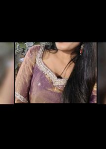 Beautiful Purple &amp; Gold Ethnic Kurta Set