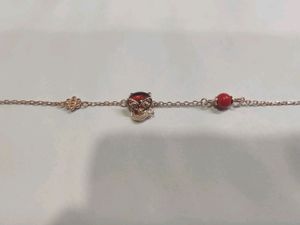 Rose Gold Bracelet Wth Hallmark