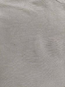 Grey Ribbed T-Shirt with Cutout Detail