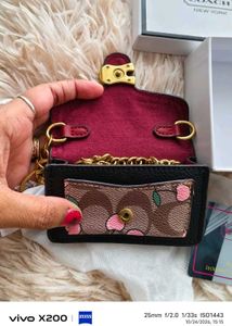 Coach( COPY)Cherry KEYCHAIN SLING  PREMIUM WITH BO
