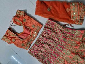 Embroidered Lehenga Choli Set
