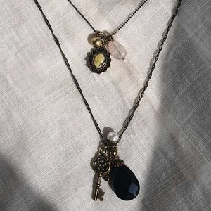 Vintage Victorian Layered Necklace Imported