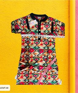 Girls Kurta With Lagging