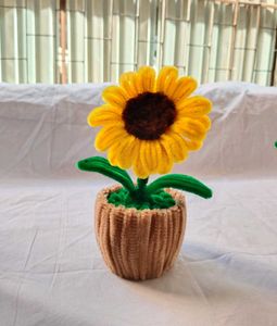 sunflower pot