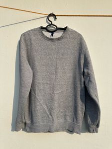 Classic Grey Crew Neck Sweatshirt