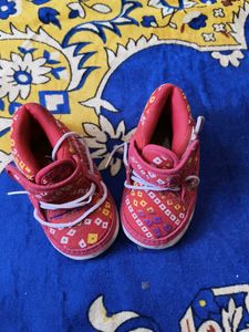 Cute Red Baby Shoes