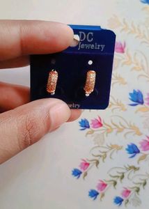 Rose Gold Huggies Earrings