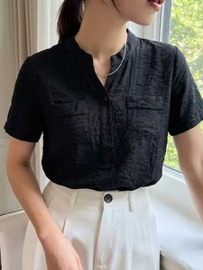 Korean Pinterest Chic Black FORMAL Top