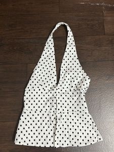 Polka Dot Halter Top