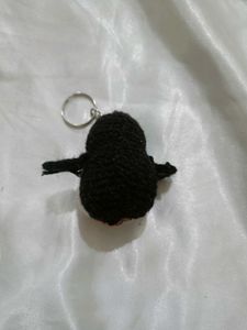 Cute Crochet Penguin Keychain