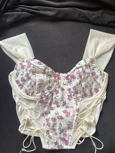 Sweetheart Floral Corset Top