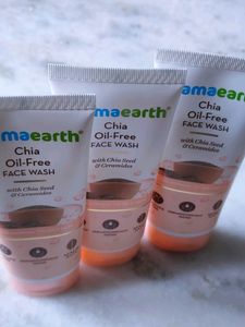 Pack Of 3 Mamaearth Chia Oil- Free Face Wash